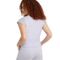 Hanes Variety 3-Pack Ringspun Cotton Jersey Cap Sleeve Muscle Tees in white lilac black - women's shirt - view 4