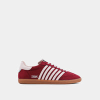 SHU SHOP Women's Stevie Sneaker in wine suede - women's sneaker - detail view