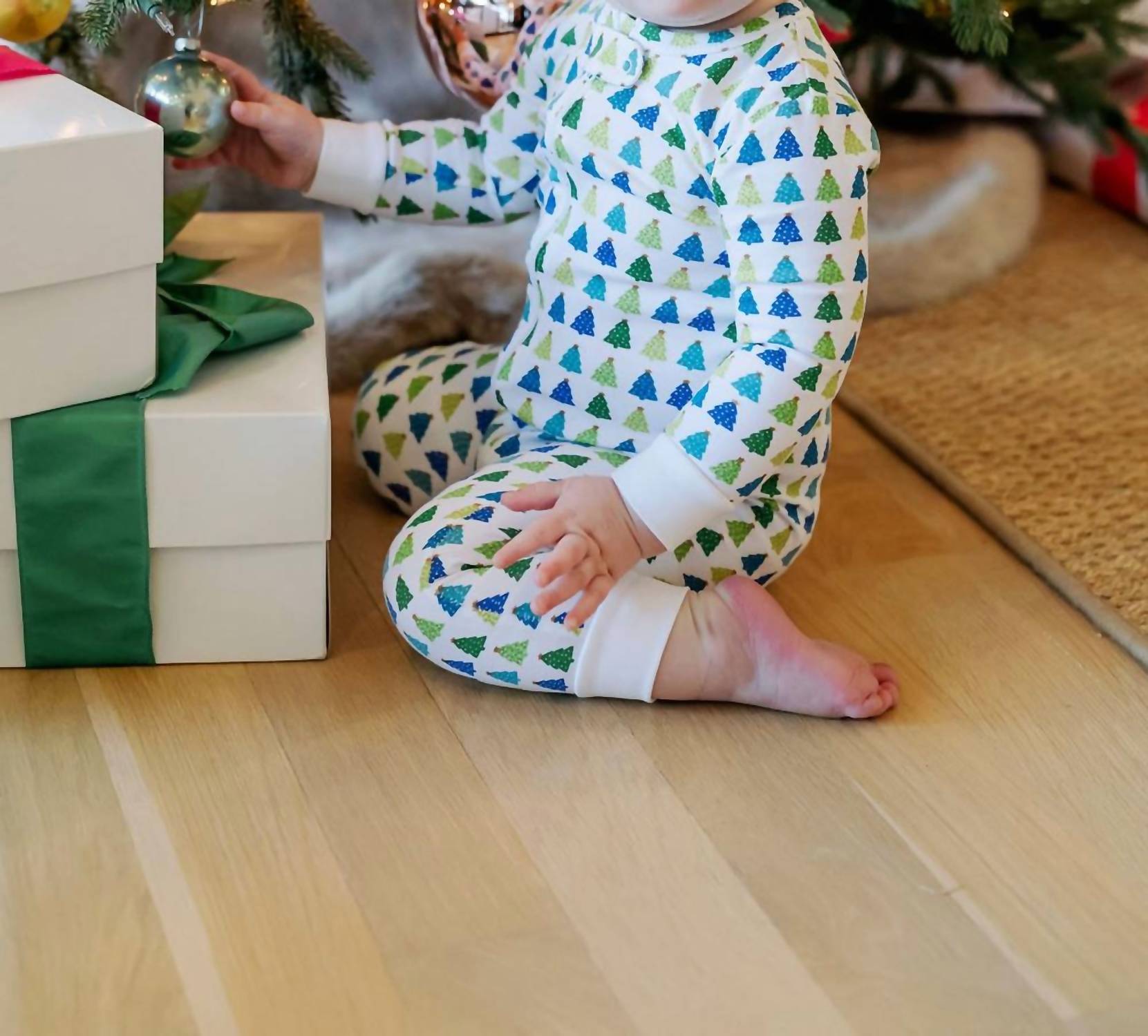 Lila + Hayes - Boy's Parker Zipper Footed Pajama
