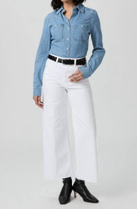 Paige - Anessa Wide Leg Jeans