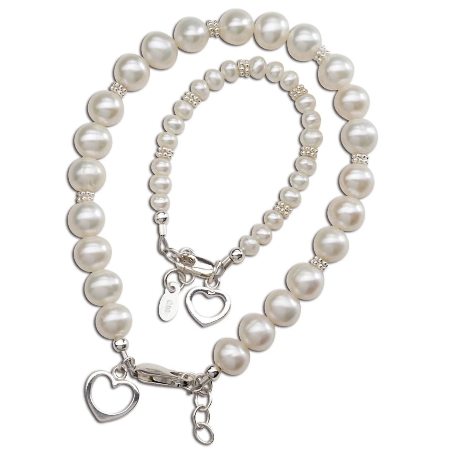 Cherished Moments - Sterling Silver Mommy & Me Bracelet