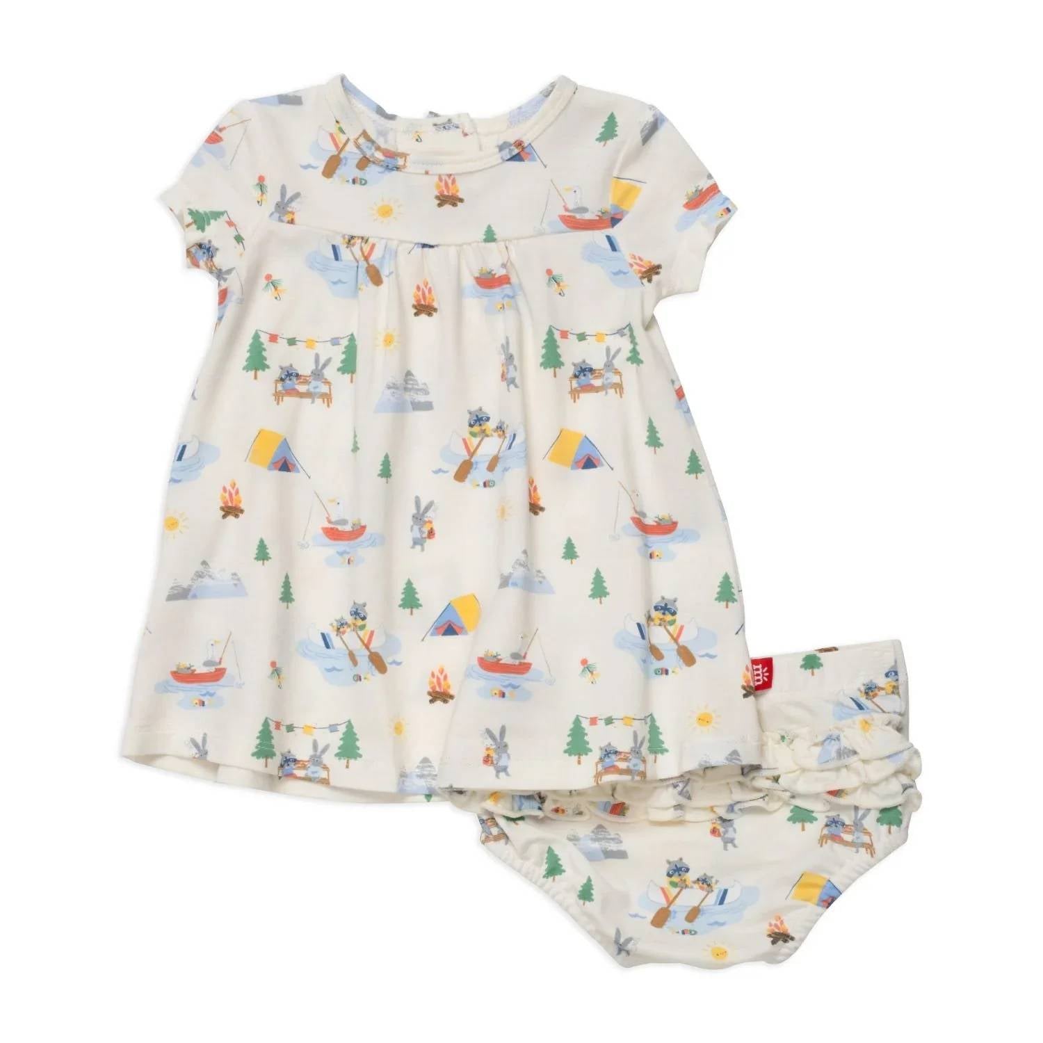 Magnetic Me - Girls Lake You A Lot Modal Magnetic Little Baby Dress And Diaper Set
