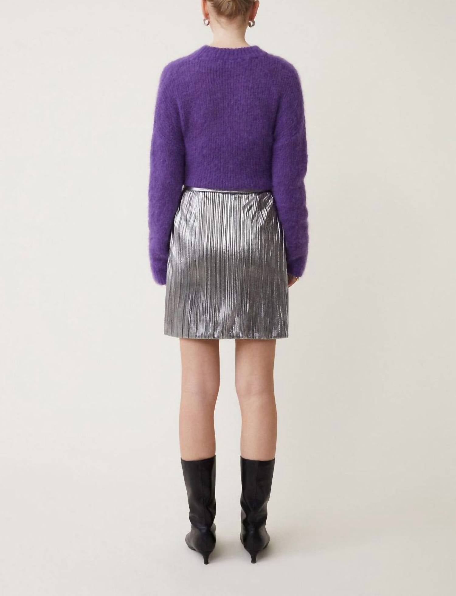 Suncoo - Flor Metallic Mini Skirt
