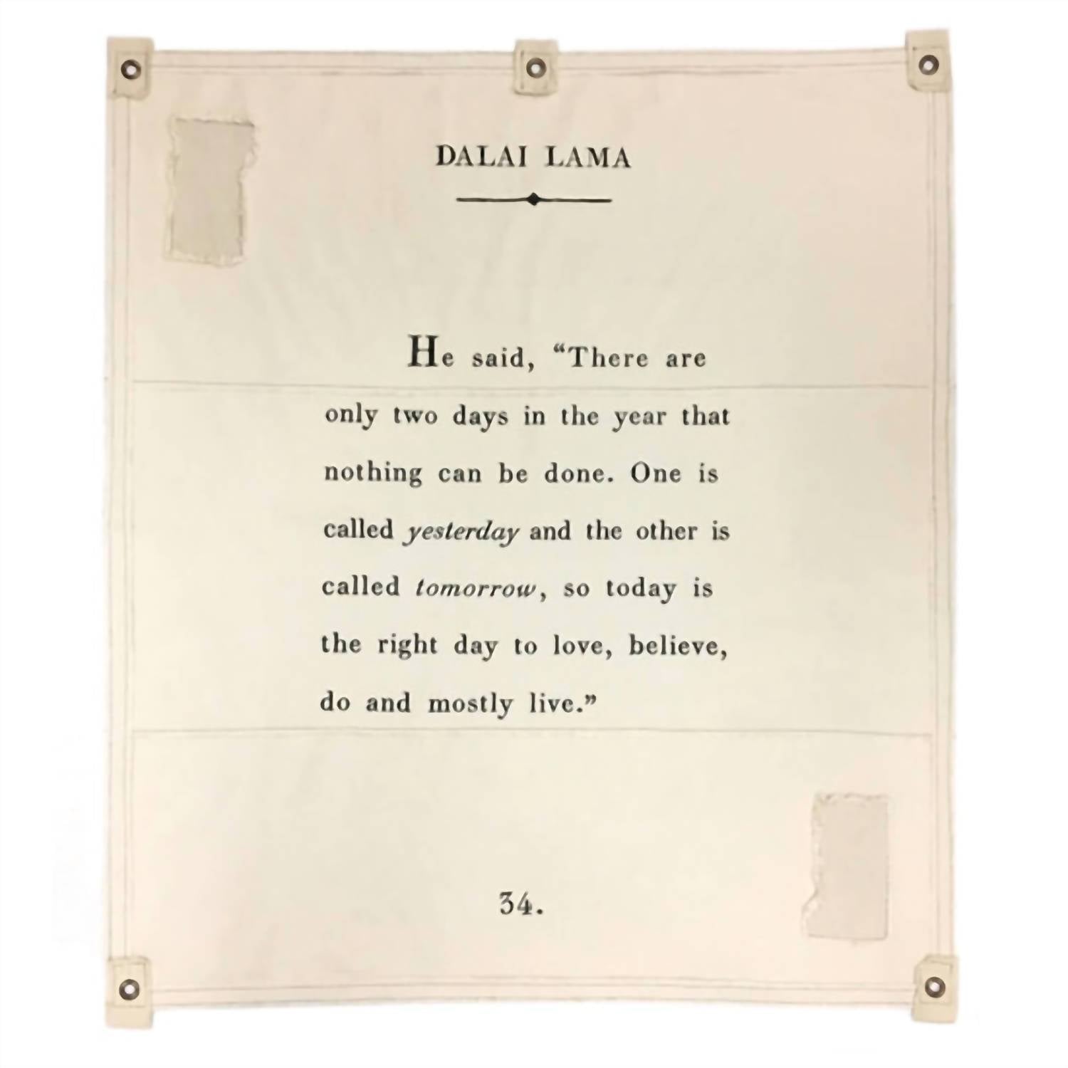 Sugarboo & Co. - Dalai Lama Canvas Wall Hanging