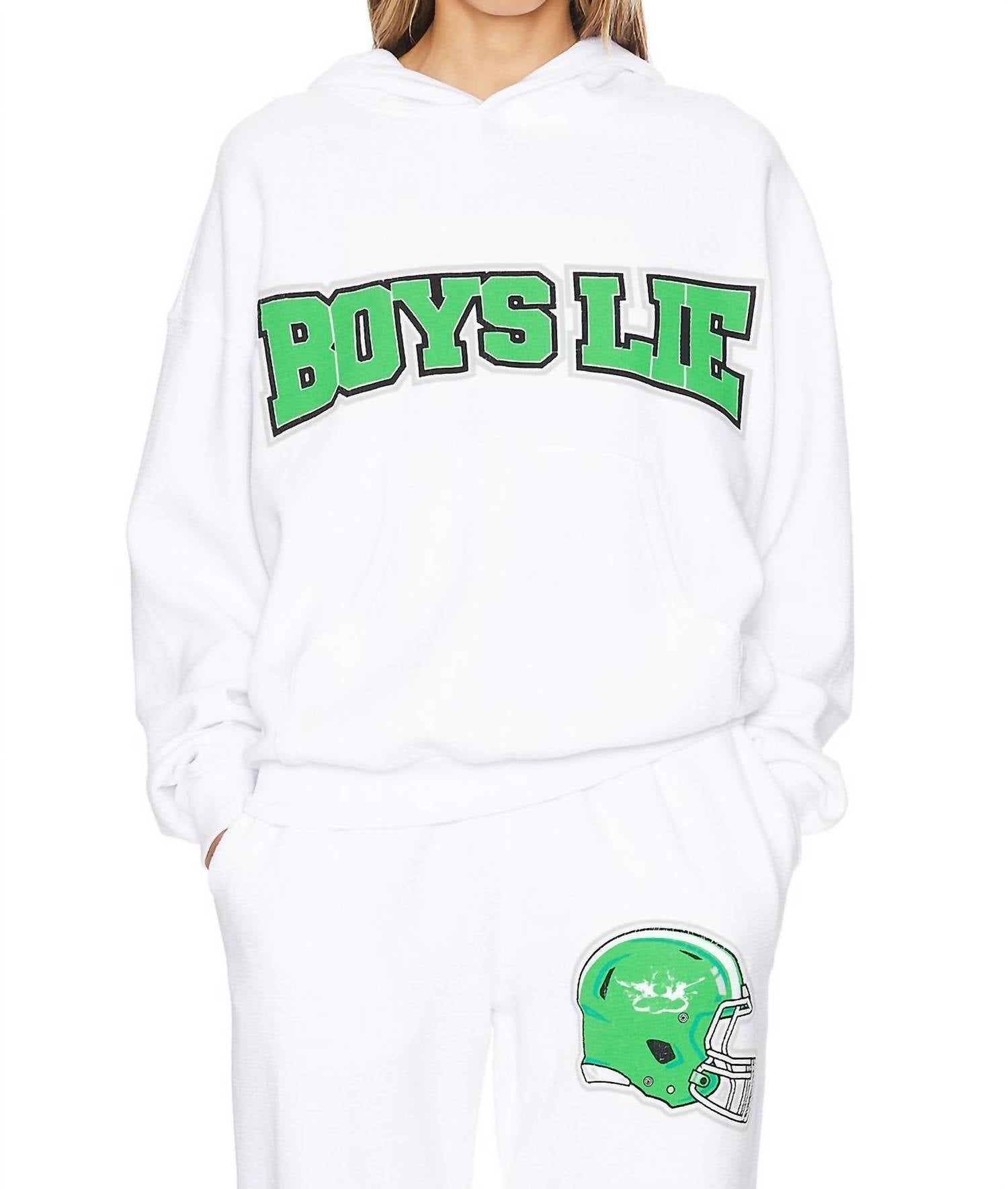 Boys Lie - Don't Fumble Racer Hoodie