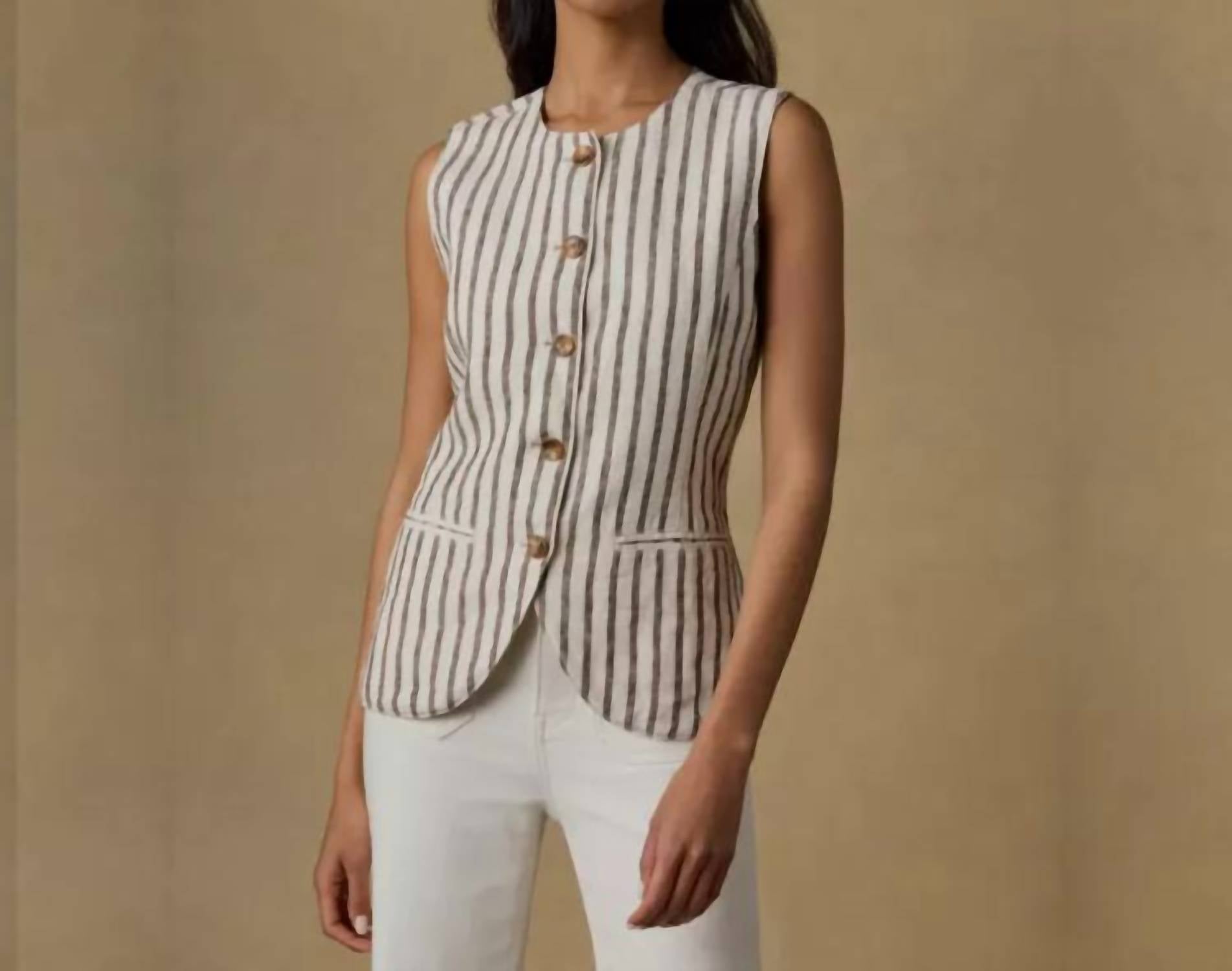 Faherty - Sun Strider Linen Vest