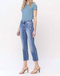 Flying Monkey - JoJo Mid Rise Crop Straight Jean
