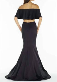 2 piece bandeau with mermaid skirt