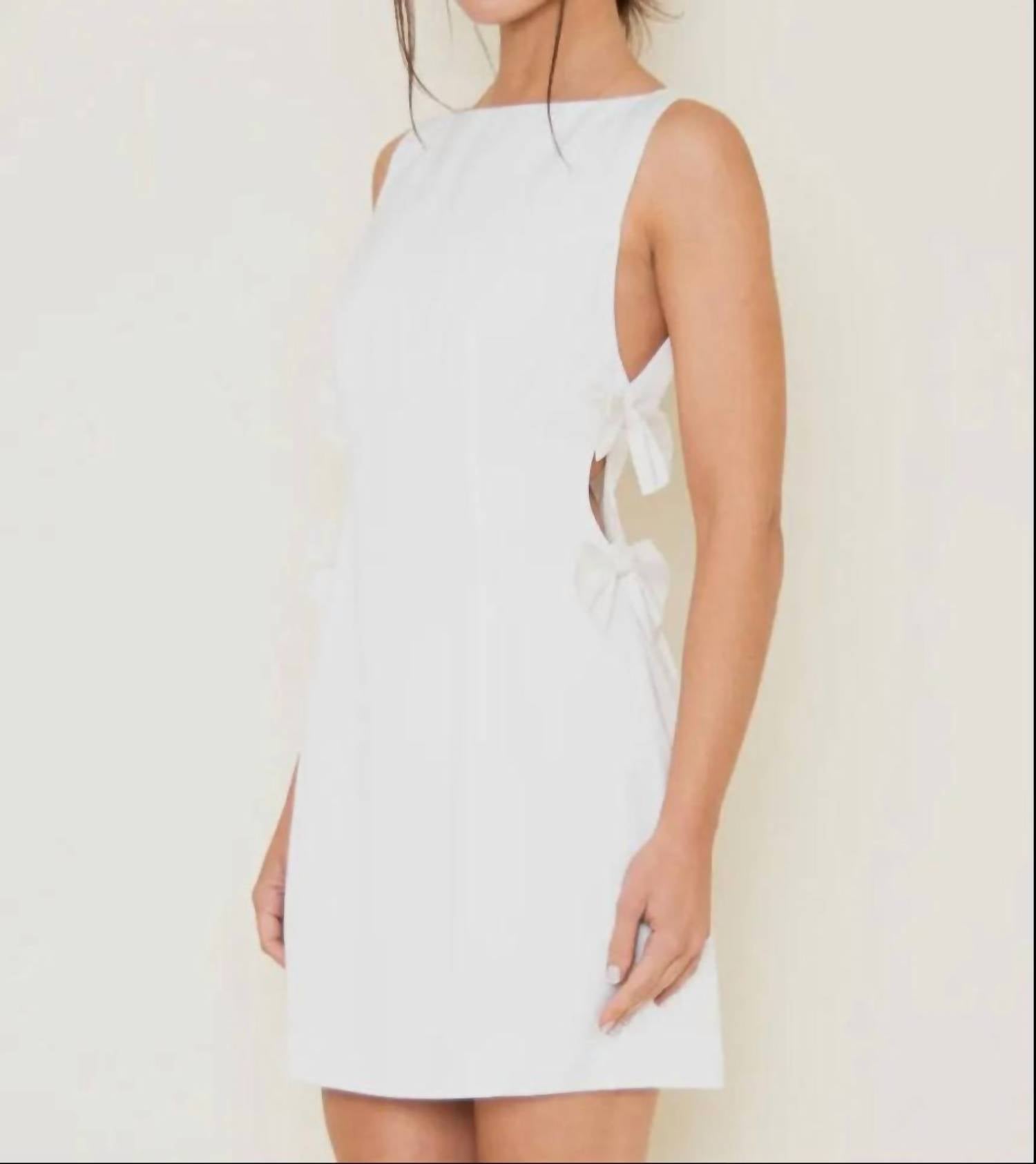 Fore Collection - Bow Detail Cocktail Dress