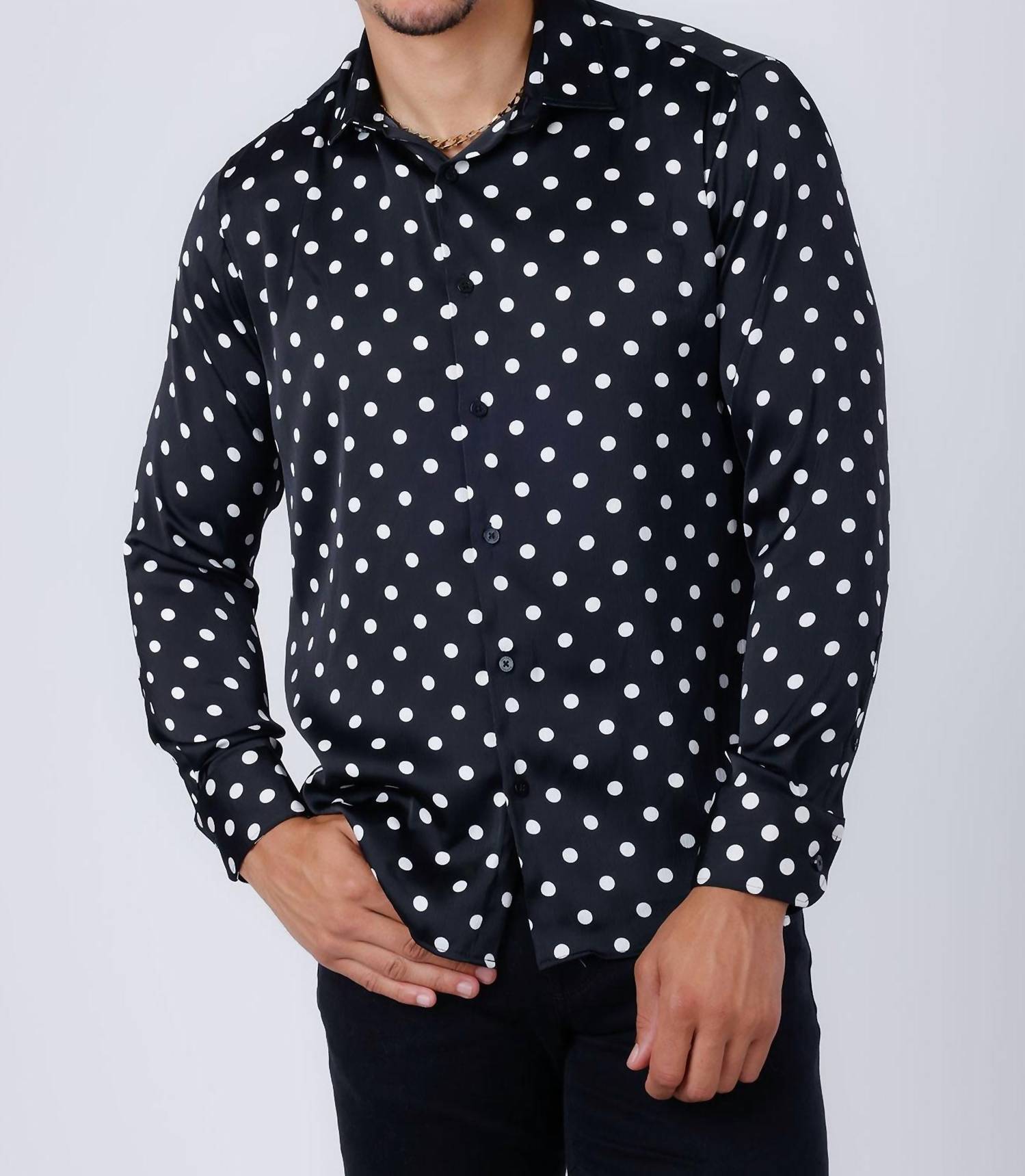 Barabas - Delhi Polka Dots Long Sleeve Shirt