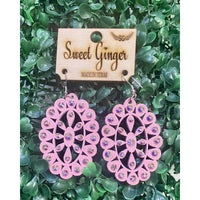 Sweet Ginger - Women's Breast Cancer Awareness Earrings