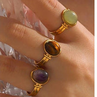 Josslyn By Wall To Wall - Women's Sunburst Stone Ring