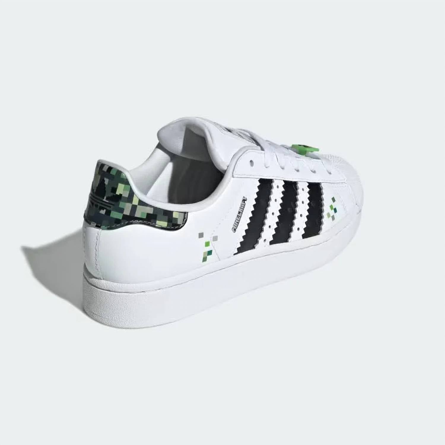 Adidas - Big Kids Superstar Ii X Minecraft Shoes
