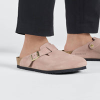 Birkenstock - Women's Boston Suede Leather Clogs