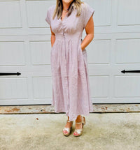 Mainstrip - Layla Sleeveless Midi Shirt Dress