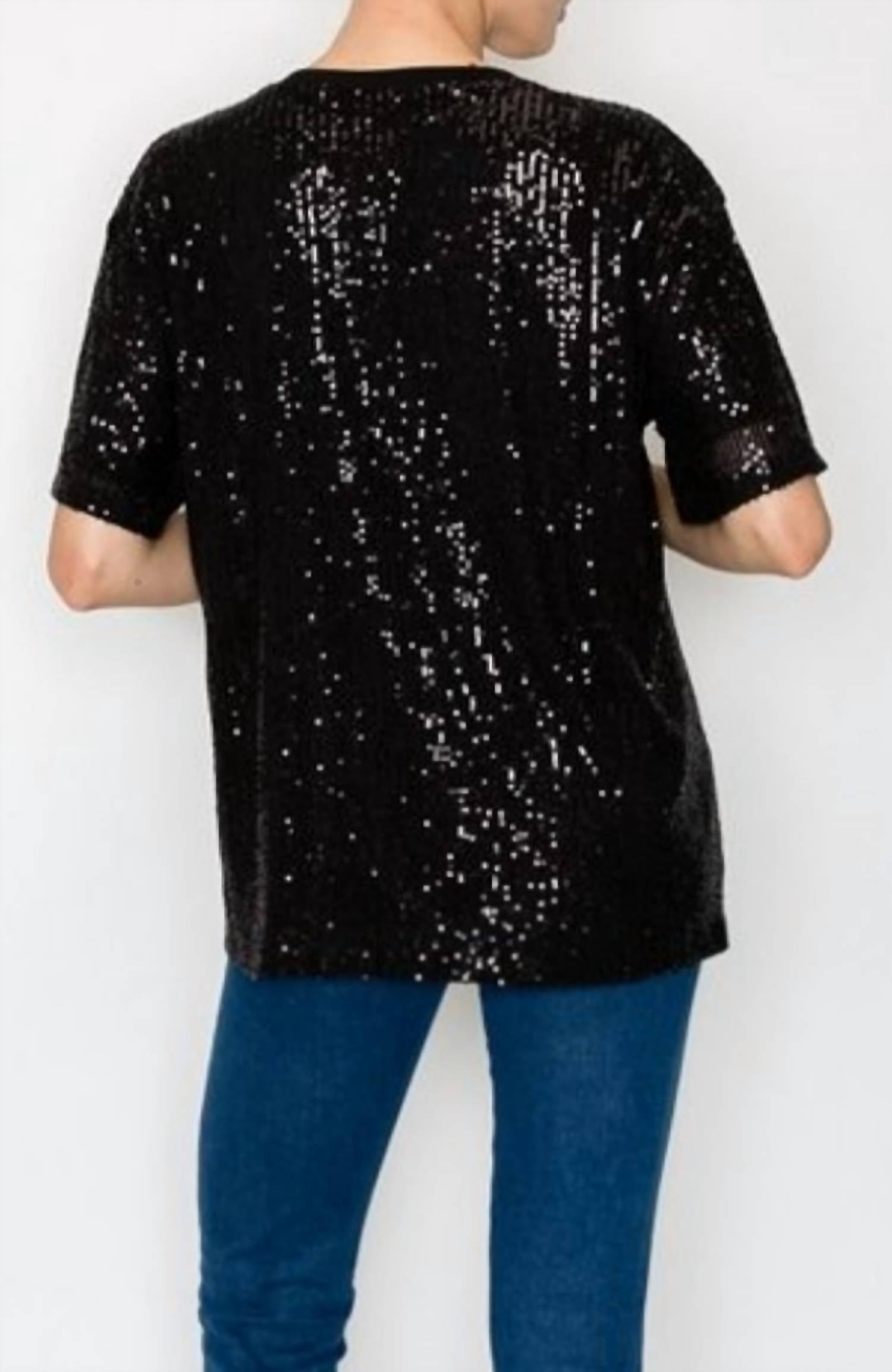 Origami - Sequin Top