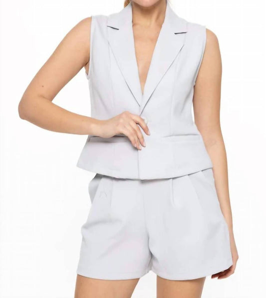 Mono B - Button Down Stretch Vest