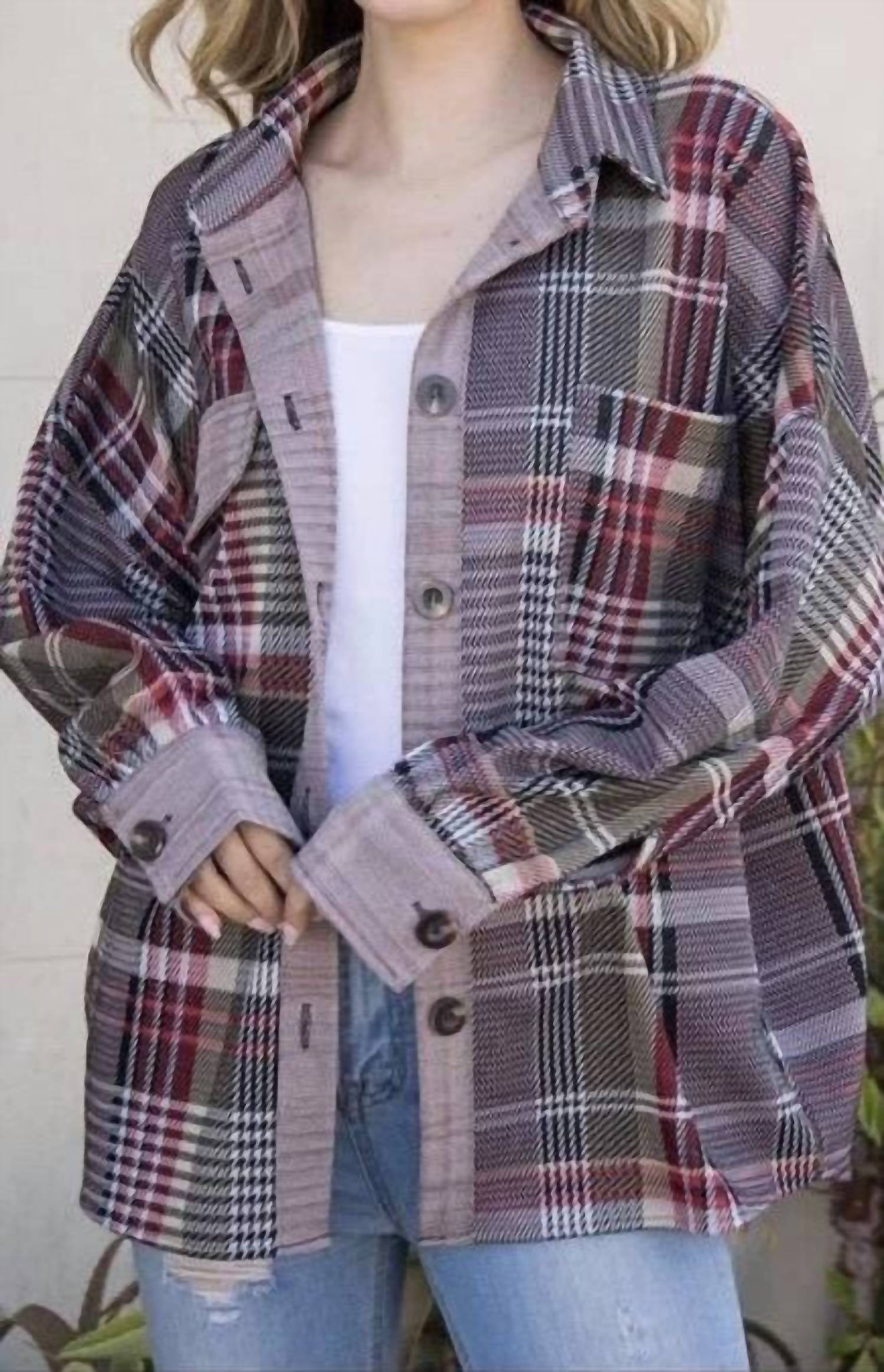Ellis - Plaid Shacket