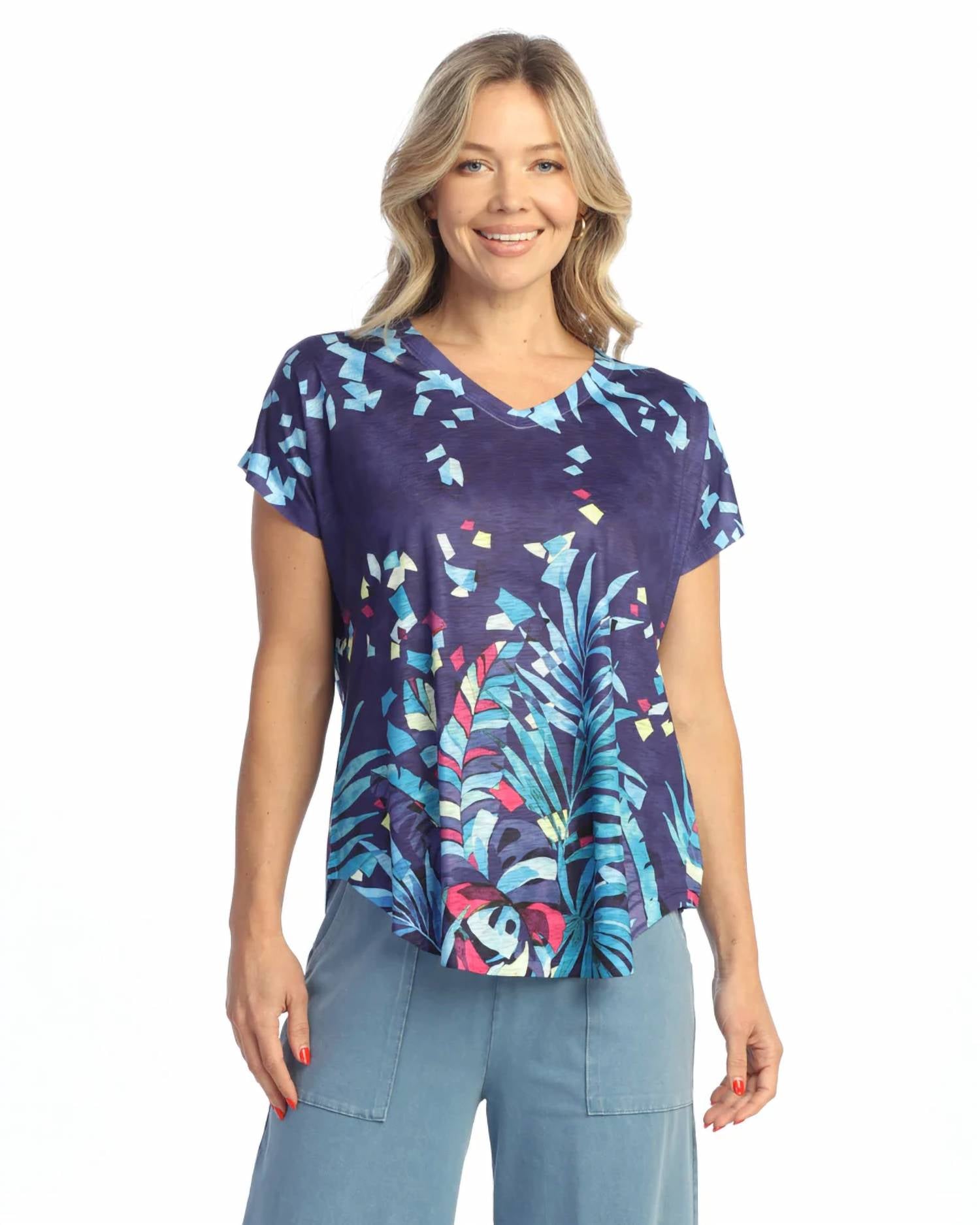 Jess & Jane - Floral Cap Sleeve Top