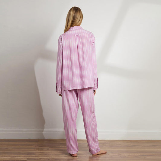 The Sleep Code - Women's Striped Soft Pajama