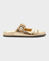 Jimmy Choo - Women's Fayence Metallic Slide