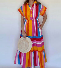 Thml - Stripe Maxi Dress