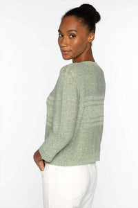 Kinross - 3/4 Sleeve Textured Sequin Top