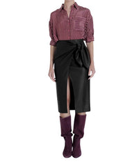 Karina Grimaldi - Sybill Vegan Leather Skirt