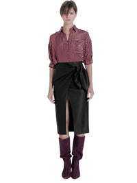 Karina Grimaldi - Sybill Vegan Leather Skirt