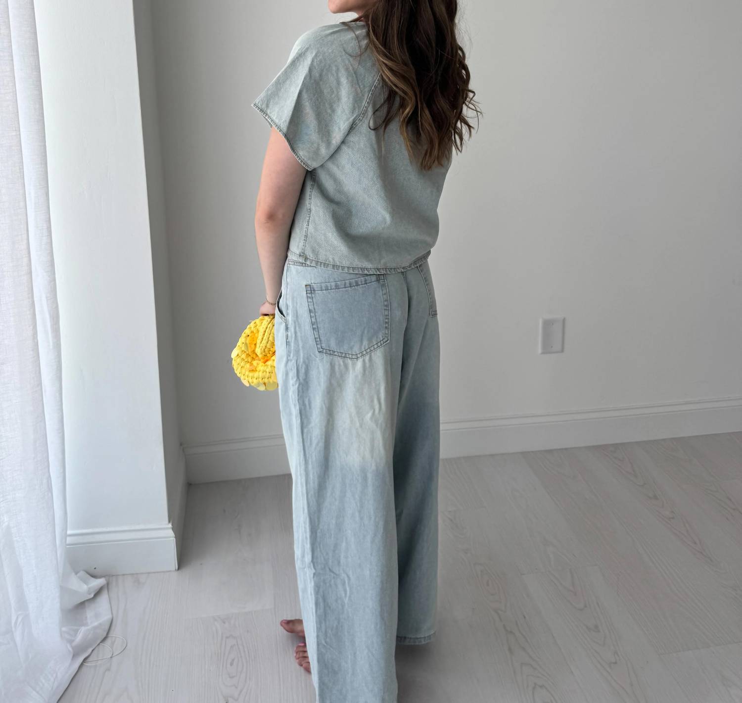 Mustard Seed - Willow Washed Denim Top