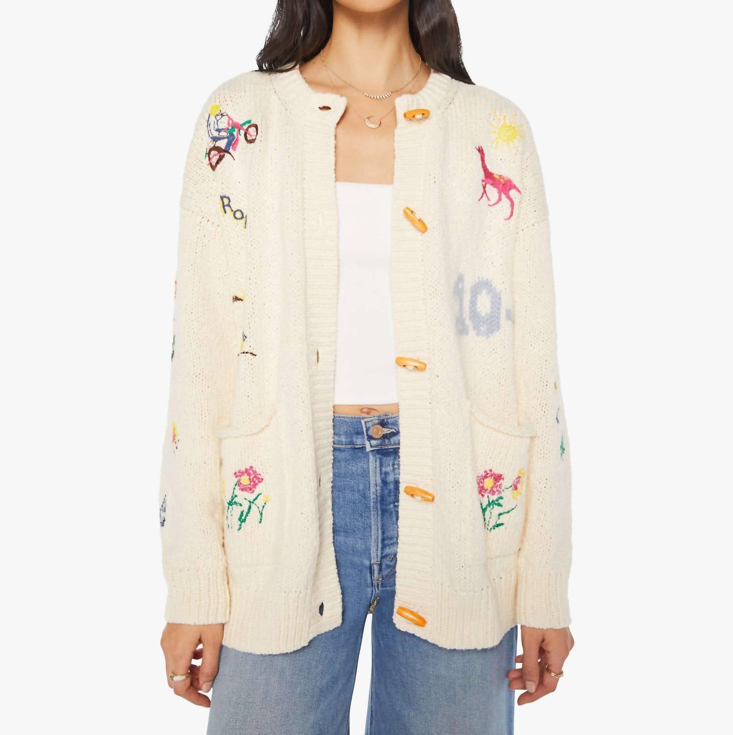 Mother - Long Drop Cardigan