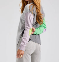 ZAKET & PLOVER Elbow Intarsia Sweater in marl - women's sweater - view 5