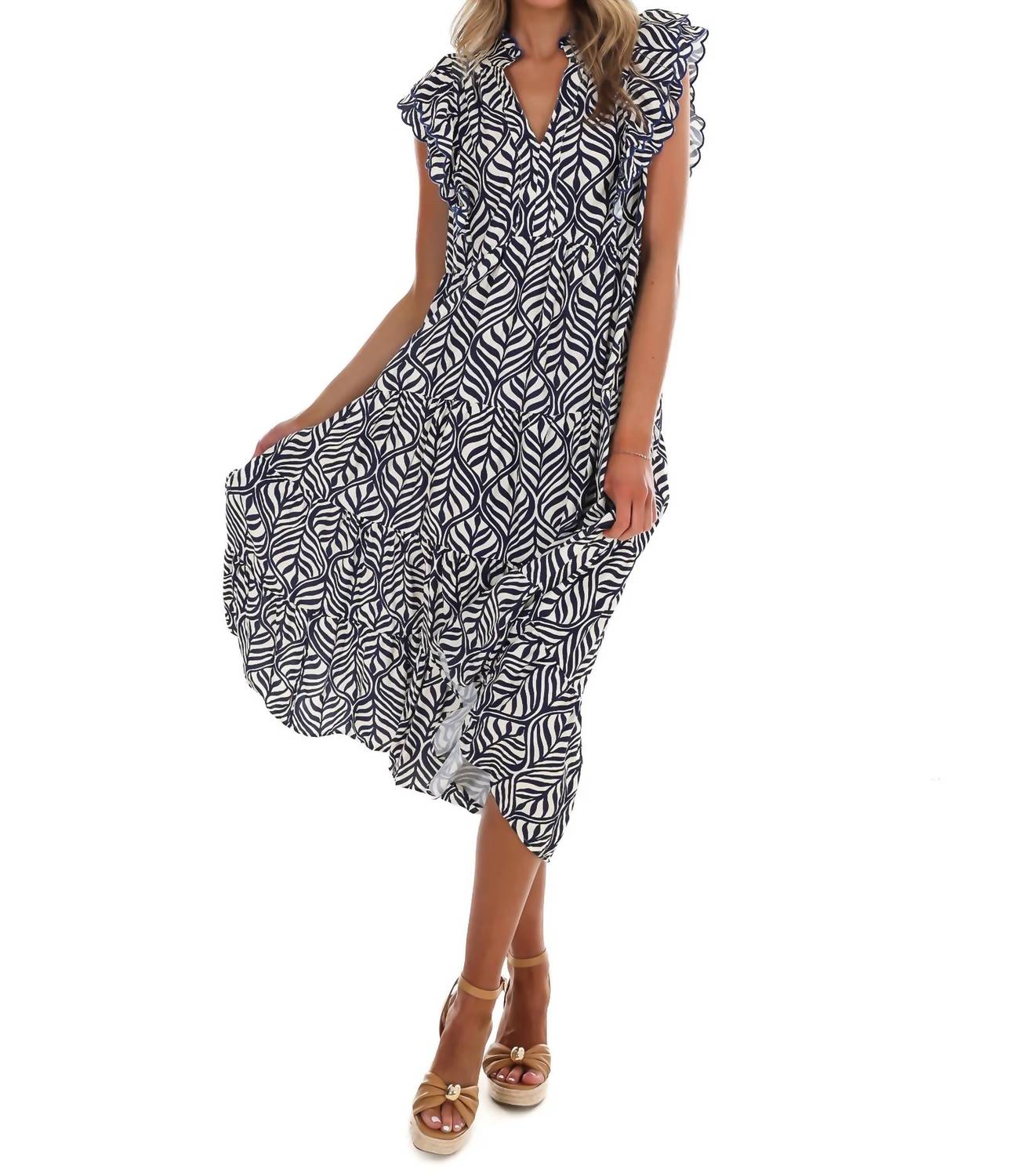 Umgee - Women's Tropic Drift Midi Dress