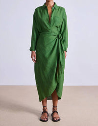 Apiece Apart - Alessandra Sarong Shirt Dress