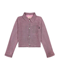 Dl1961 - Kids' - Girls Houndstooth Manning Jacket