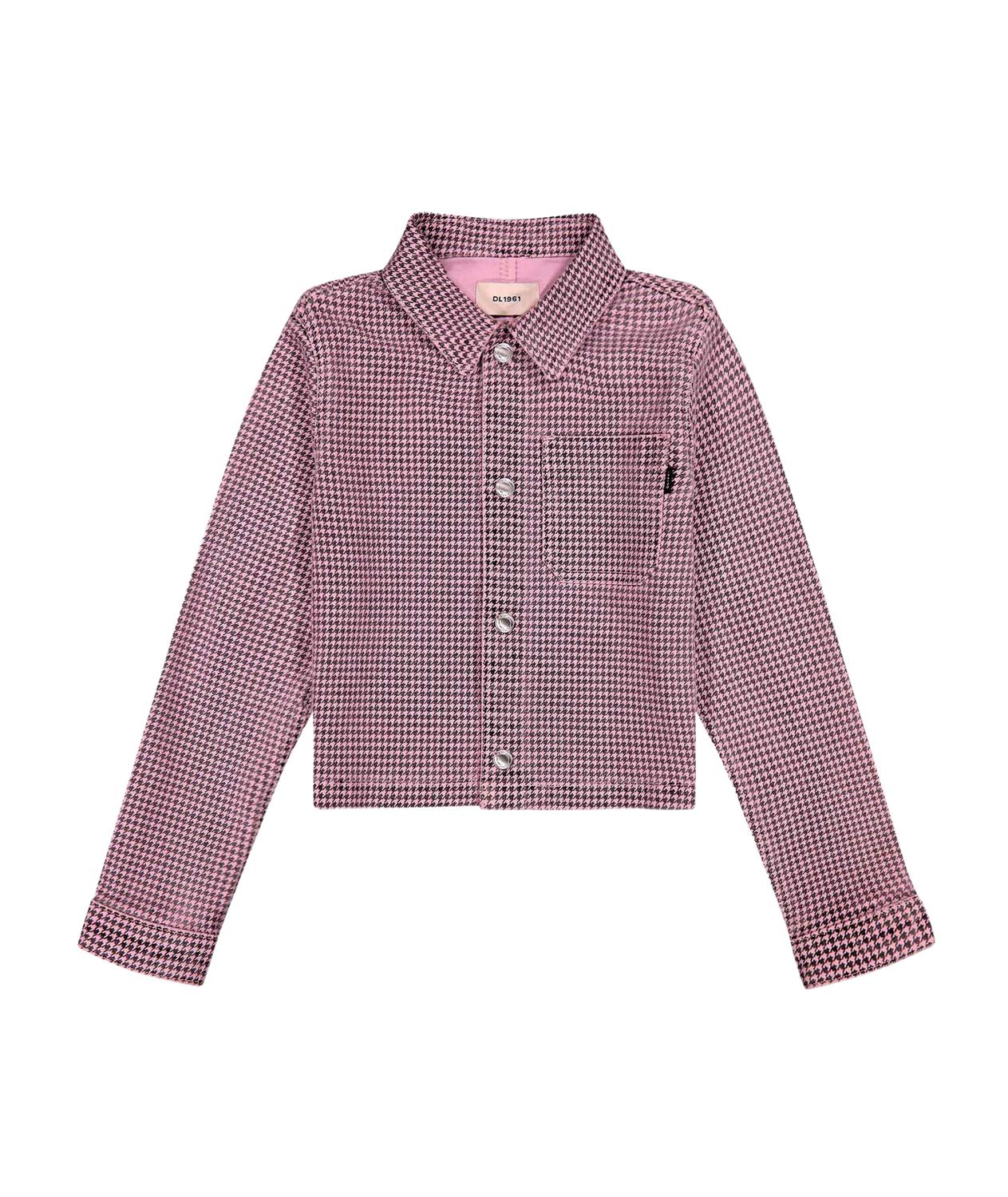 Dl1961 - Kids' - Girls Houndstooth Manning Jacket