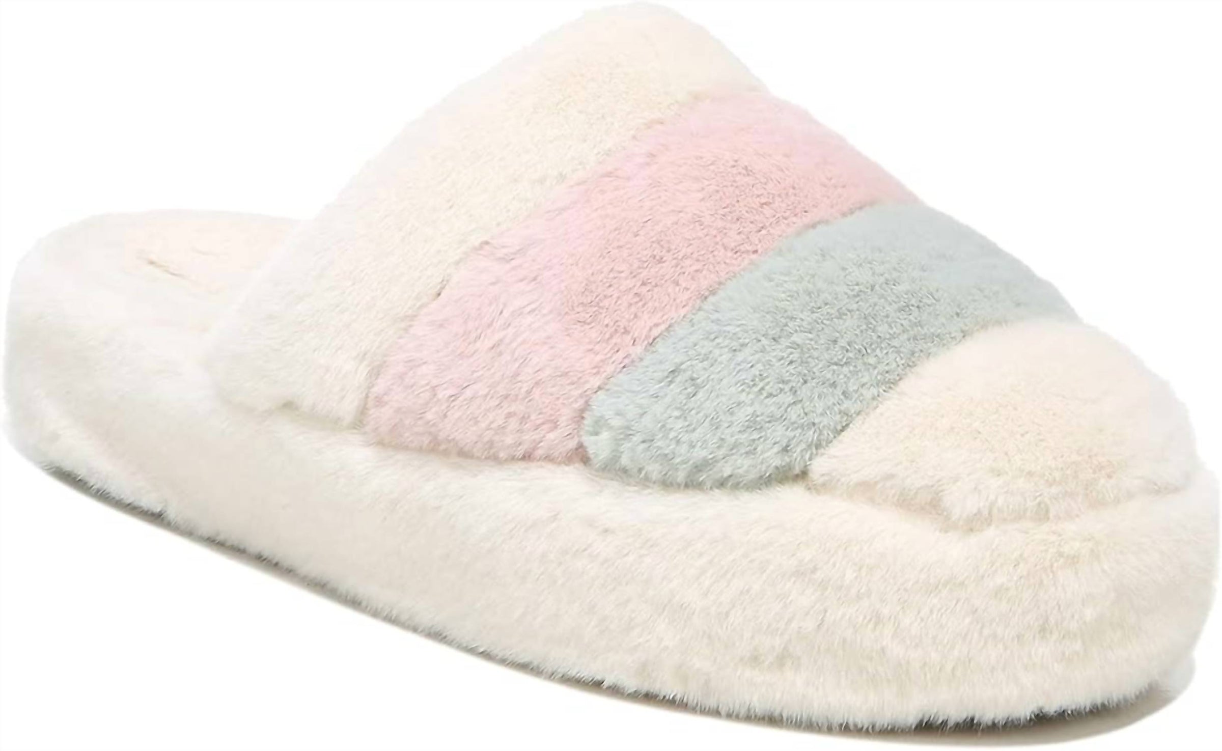 VIONIC Women's Cosmina Shearling Mule Slippers in cream multi - women's shoe