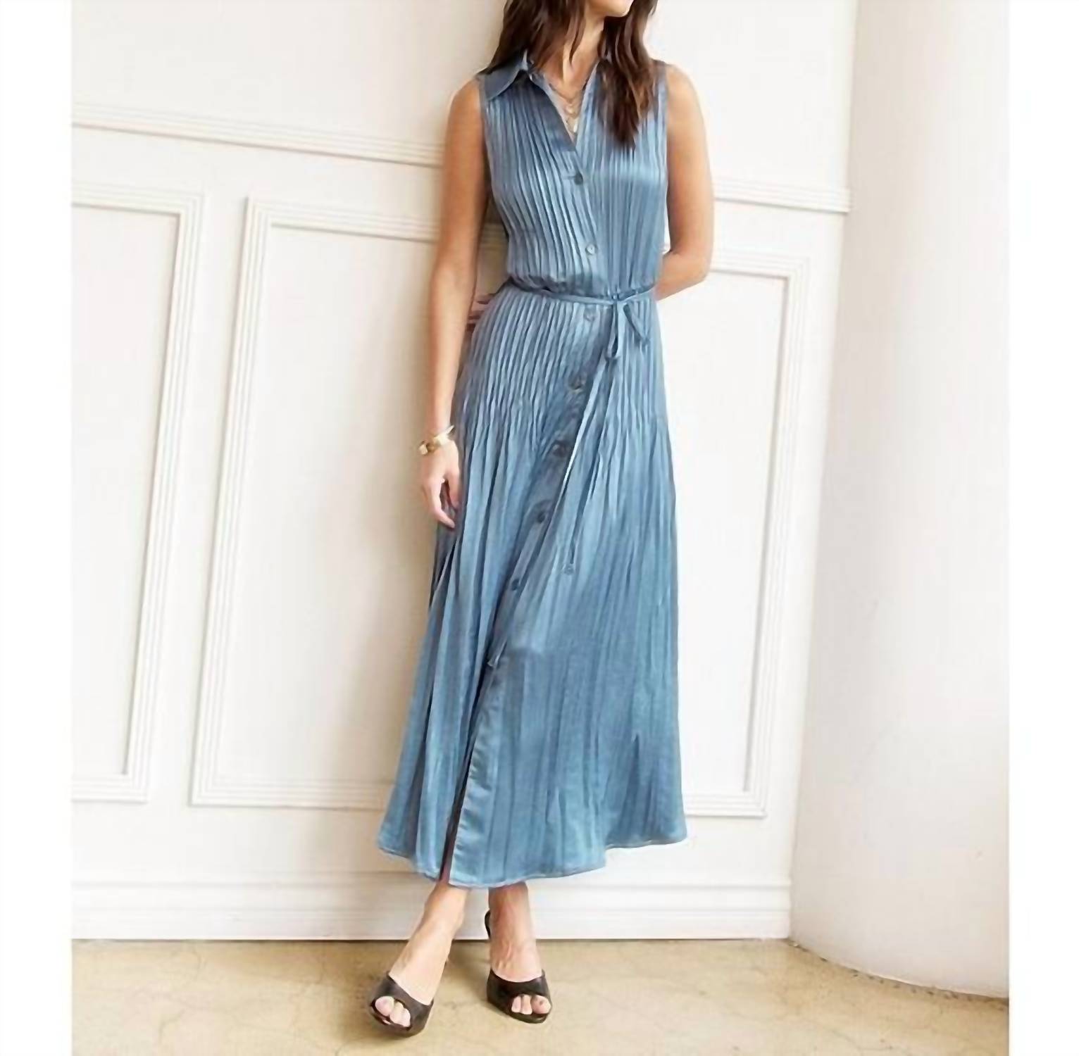 Current Air - Sleveless Pleated Dress