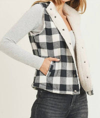 Risen - Checks Out Sherpa Vest