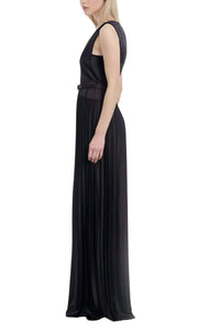 One33 Social - Jaelyn Dramatic Bodice Matching Belt Maxi Dress