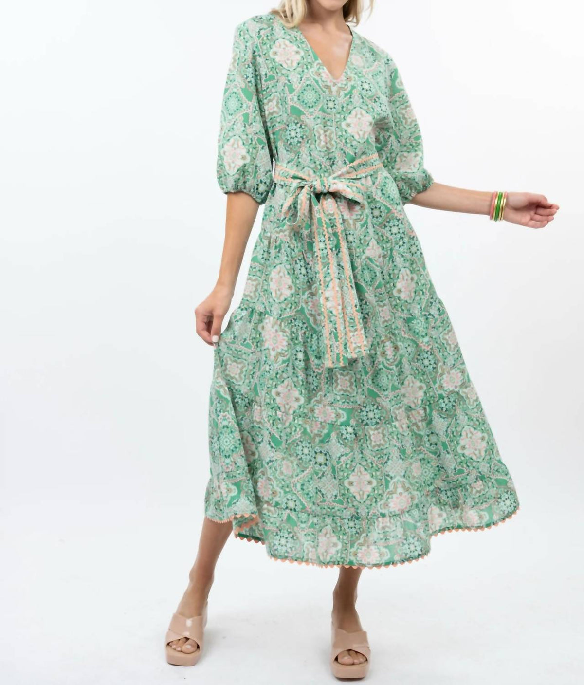 Uncle Frank - Midi Tiered Dress