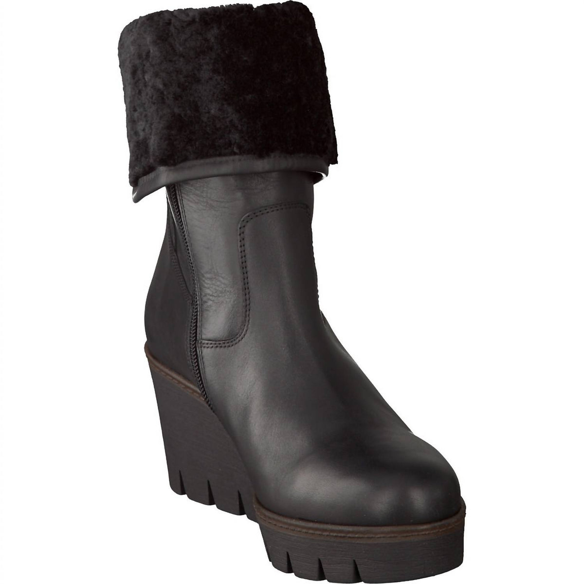 Gabor - Women's 34.785 Fur Wedge Boot