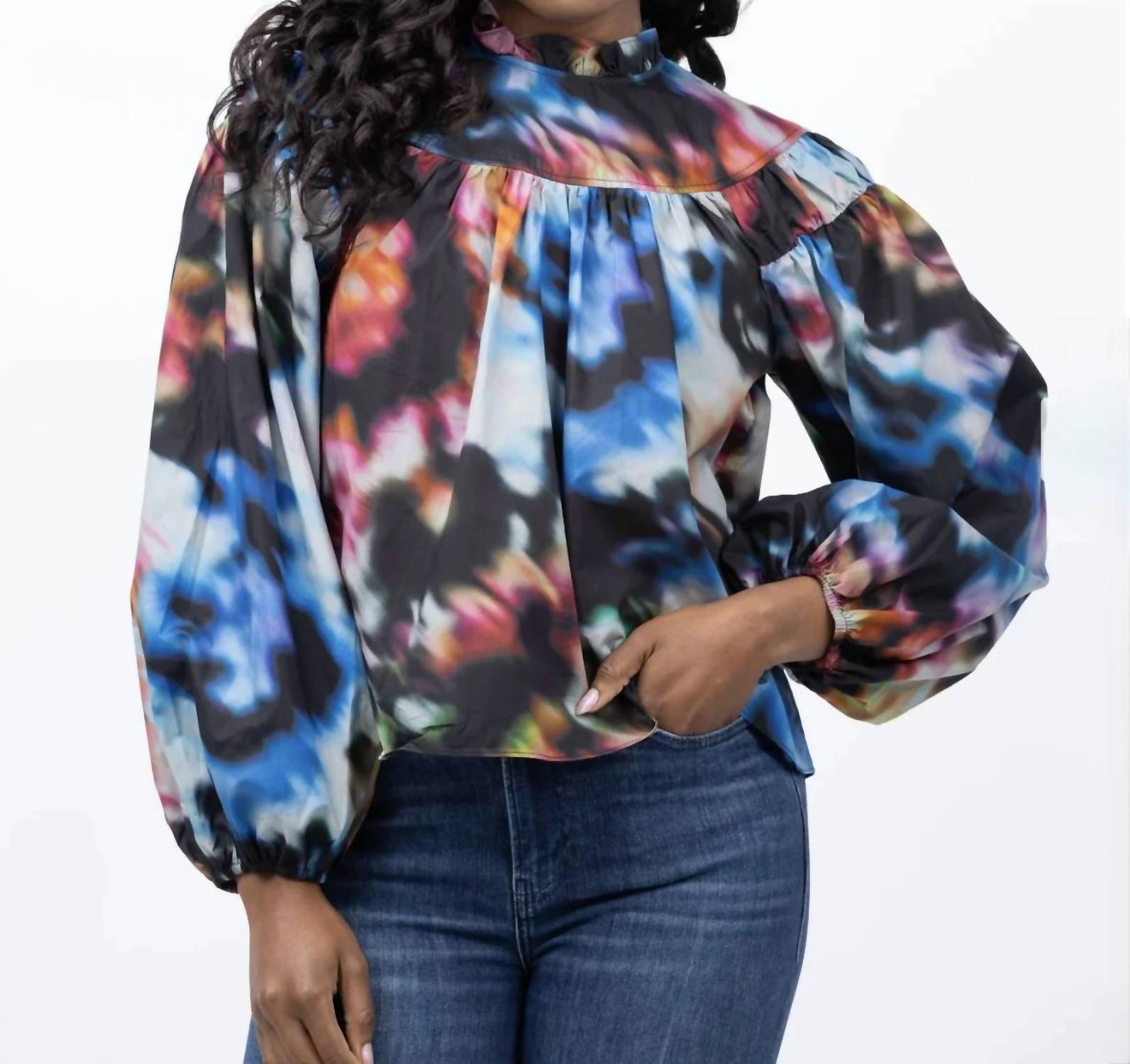 Ulla Johnson Ardith Blouse in aura - women's blouse