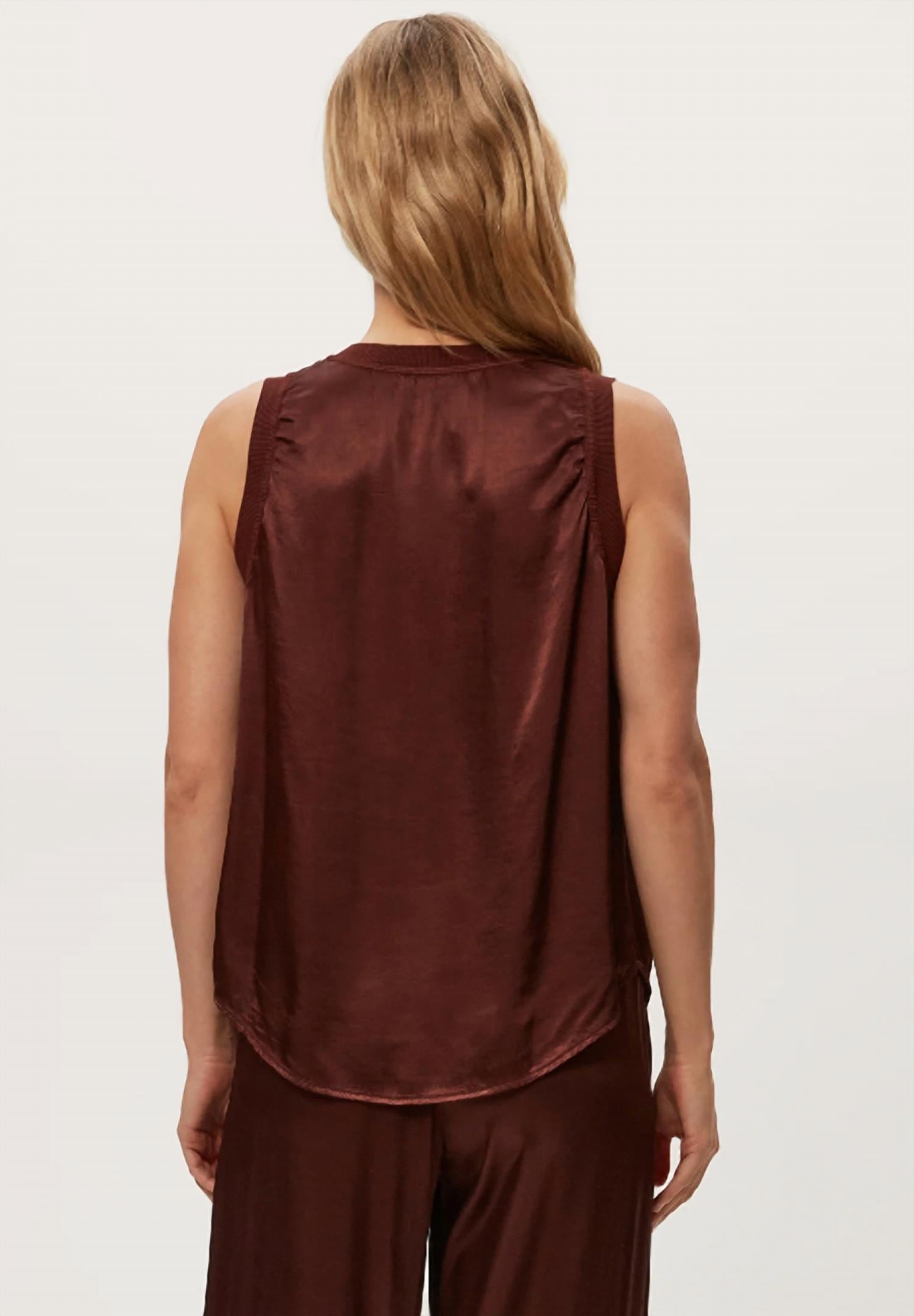 Michael Stars - Shay Satin Binding Tank