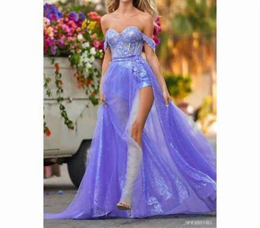 Sherri Hill - Off-Shoulder Prom Dress