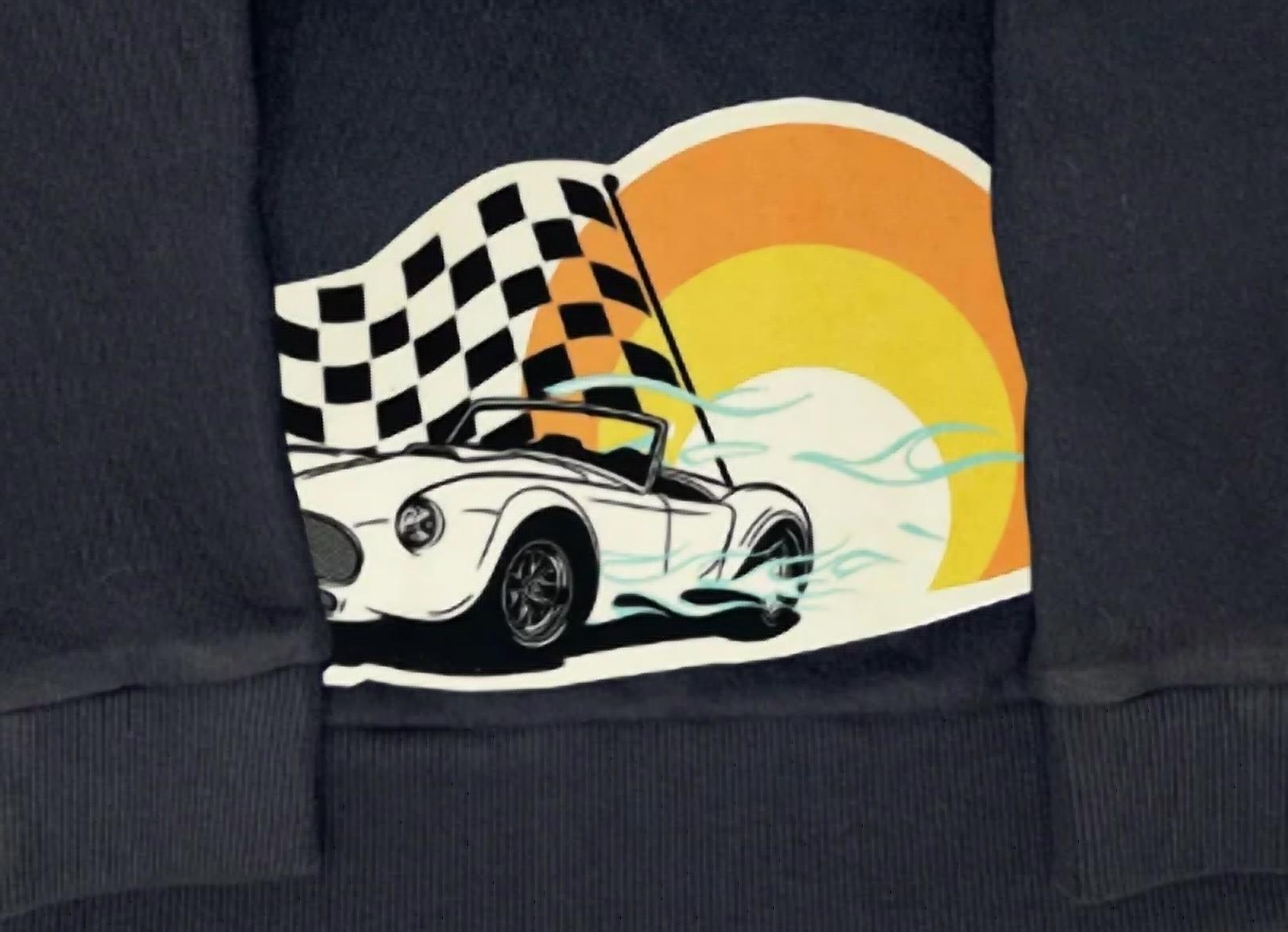 Wee Monster - Kid's Race Car Zip Hoodie