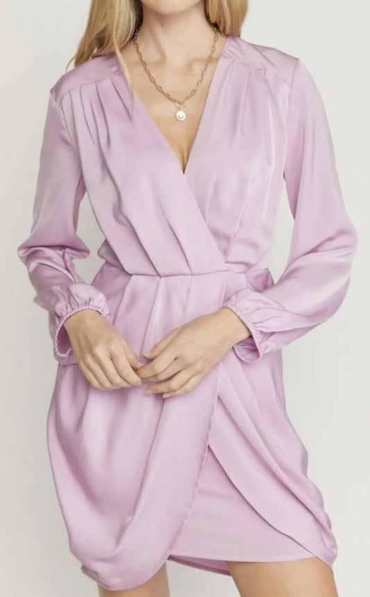 Entro - Satin Tulip Dress