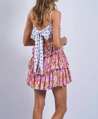 Sky To Moon - Flowers Mini Dress