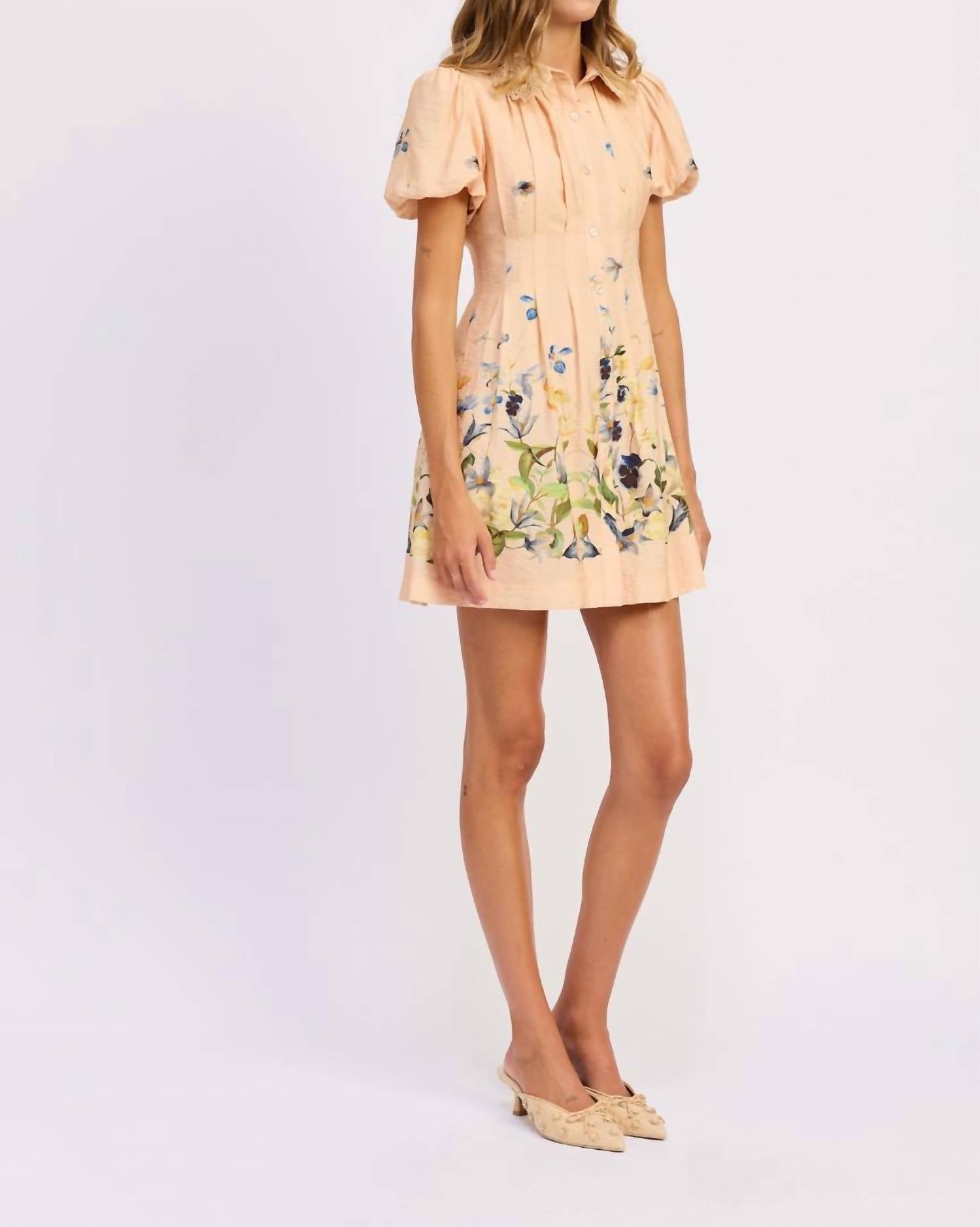 En Saison - Women's Carrera Mini Shirt Dress