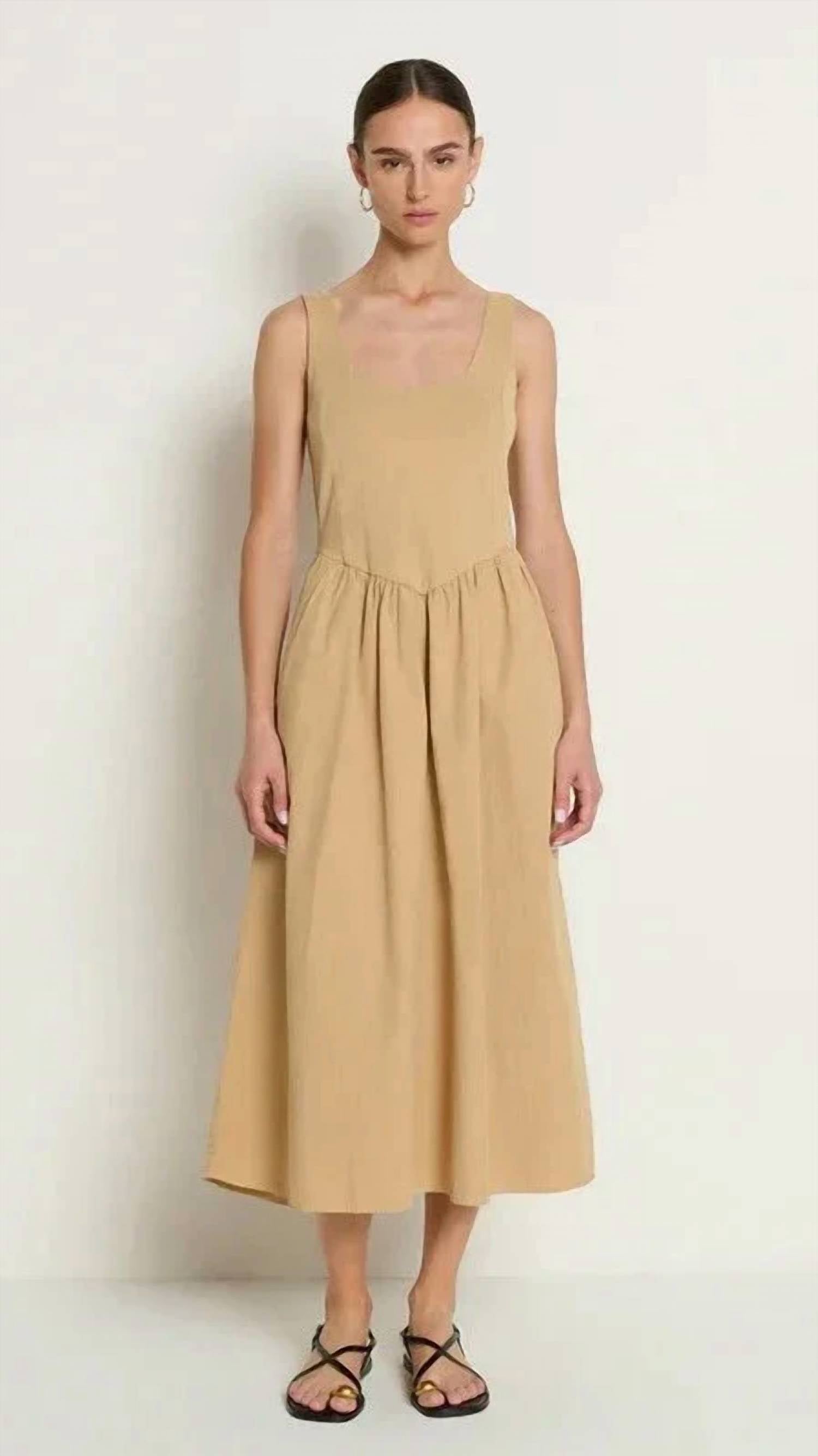 Nation Ltd - Fiona Drop Waist Midi Dress